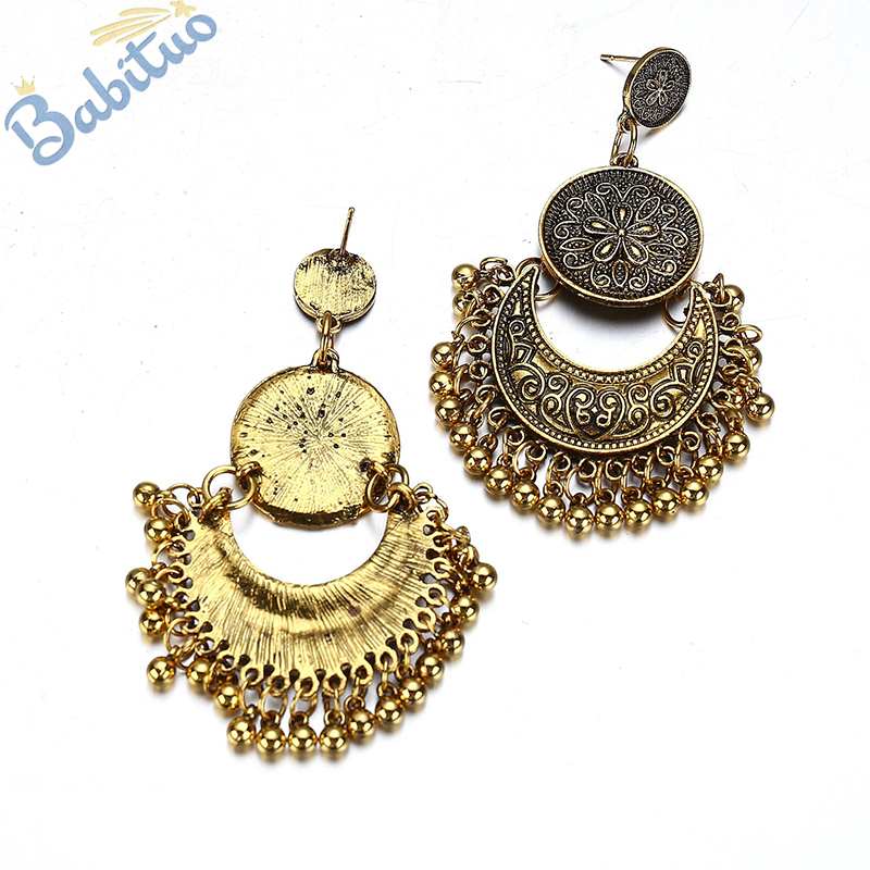 Boho dangle tassel earings vintage retro bohemian drop earrings jewelry women accessories gift