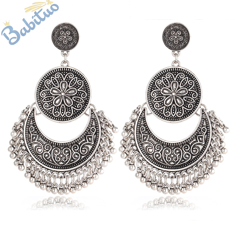 Boho dangle tassel earings vintage retro bohemian drop earrings jewelry women accessories gift