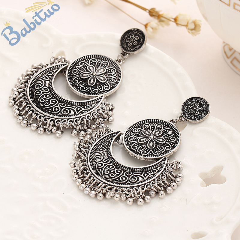 Boho dangle tassel earings vintage retro bohemian drop earrings jewelry women accessories gift