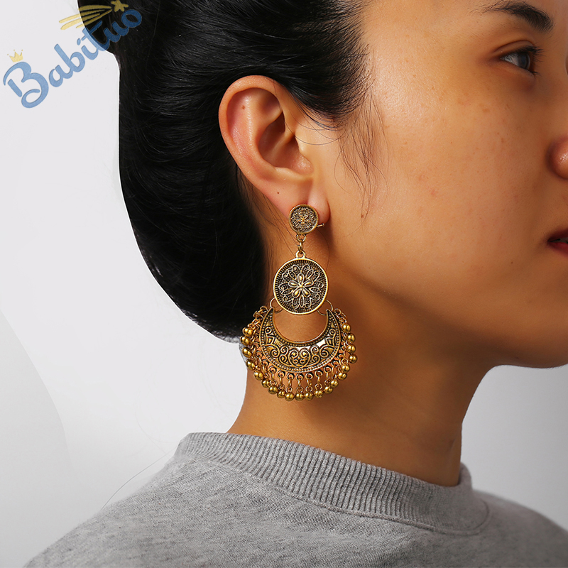 Boho dangle tassel earings vintage retro bohemian drop earrings jewelry women accessories gift