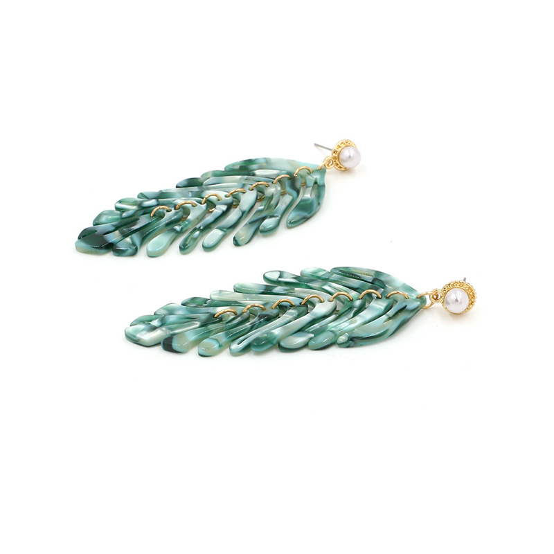 Babituo women fashion accessories acrylic imitation pearl geometric drop jewelry earring jewellery