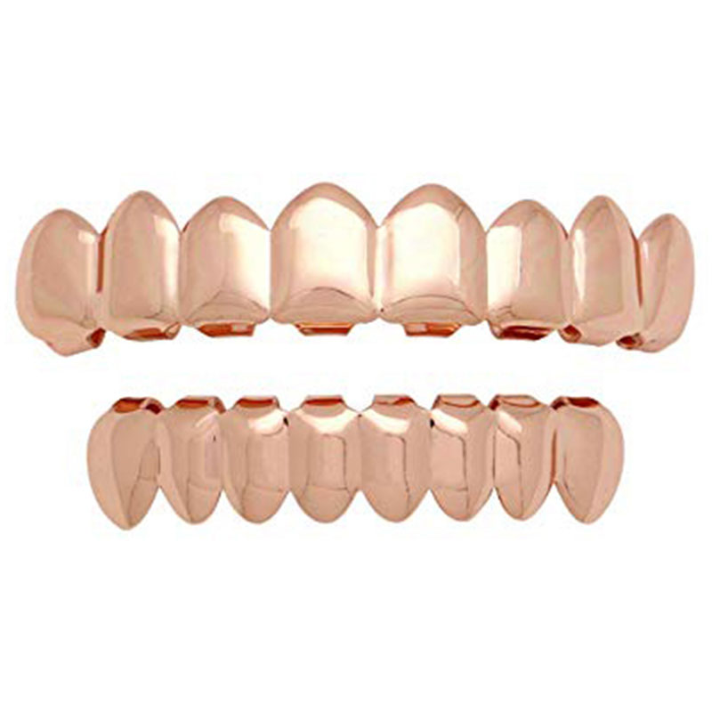 rapper teeth grillz dental mouth halloween teeth grillz set hip hop cap/caps grillz tooth hiphop rapper jewelry for men women fashion accessories costume/halloween party cosplay grillzs hip hop teeth