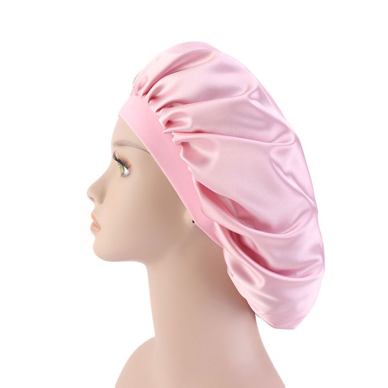 Babituo satin silk sleeping bonnet sleeping hair hats head wraps Headscarf caps sleeping wear bonnet turban Hats&Caps with comfortable band for wome girl braids gift