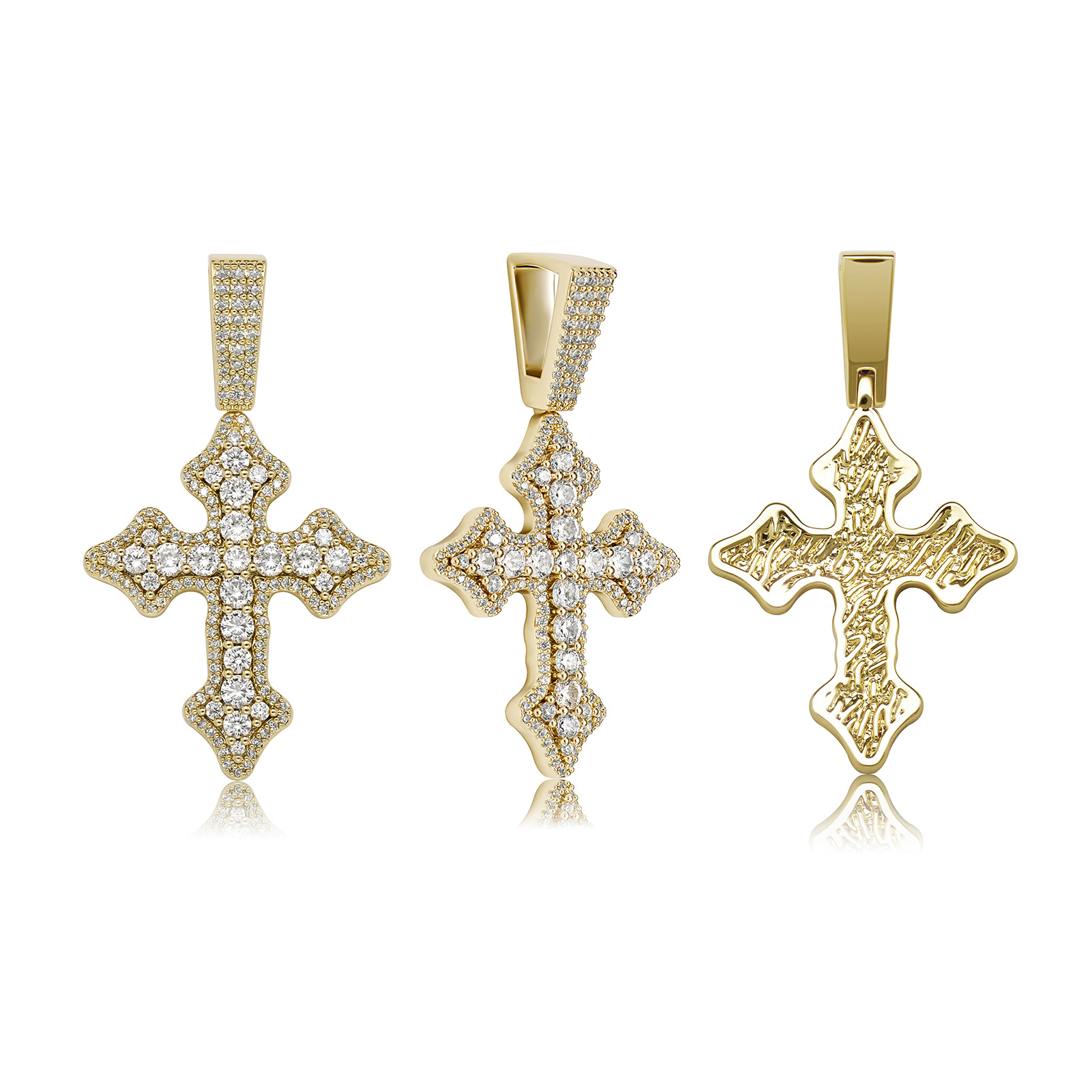 Cross Pendant Necklace Men/Women Chrome heart style cross pendant necklace with 24inch length twist rope chain jewelry Fashion Accessories Gift for Religious friends/him/her