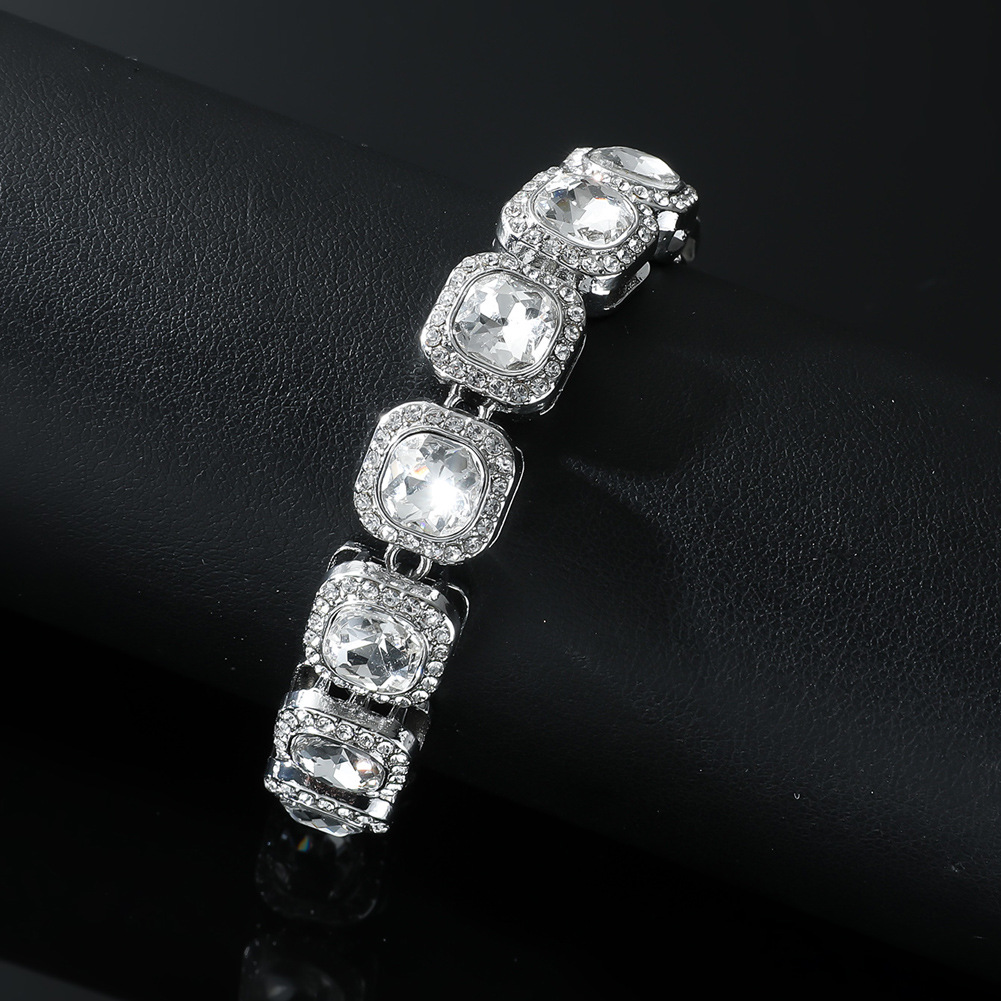 Hip hop bling bracelet charm man/woman/men/woman iced out CZ stone rhinestone bangles jewelry for men & women hiphop fashion jewelry gift custome ball jewelry