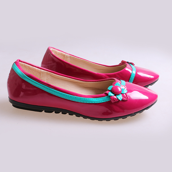 Kids Flat Shoes red 34 5
