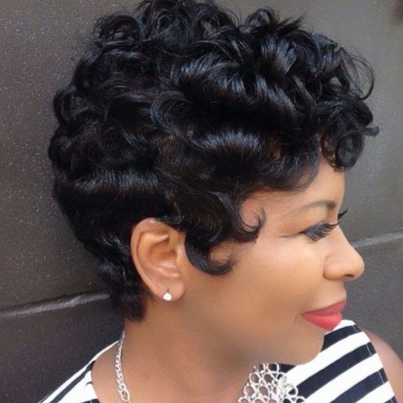Short Wigs Little Curly Hair For Women Wigs Fiber Synthetic Party Wigs Charming Kilimall Kenya 5th