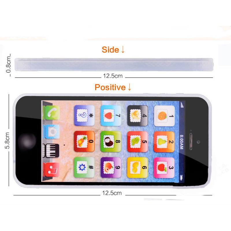 Baby Kid Learning Mobile Phone Toy Early Educational Toys Gift with Music Mobile Phone Toys Gift