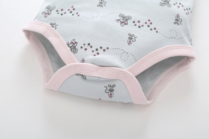5PCS Summer Newborn Baby Clothes Roupa De Bebes Short Sleeve Baby Rompers Cotton Girls Boys Clothing