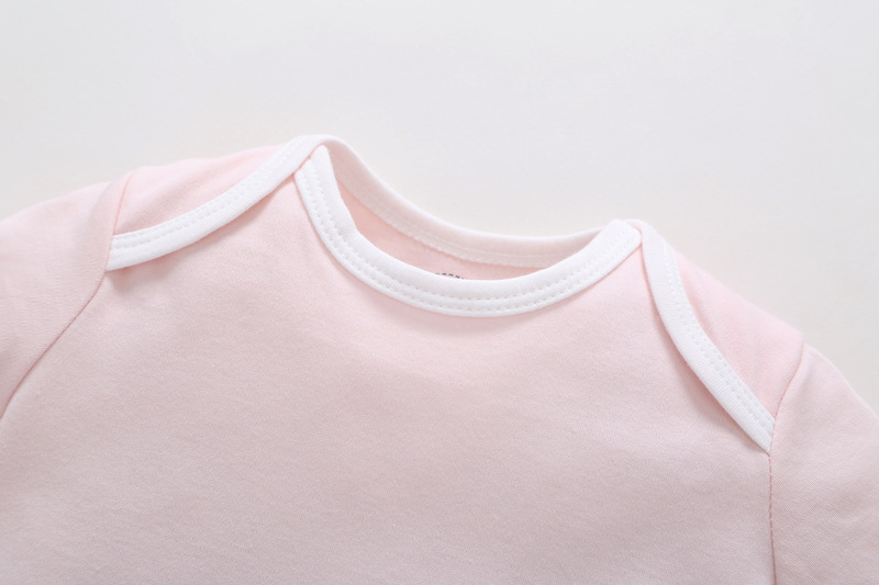 5PCS Summer Newborn Baby Clothes Roupa De Bebes Short Sleeve Baby Rompers Cotton Girls Boys Clothing