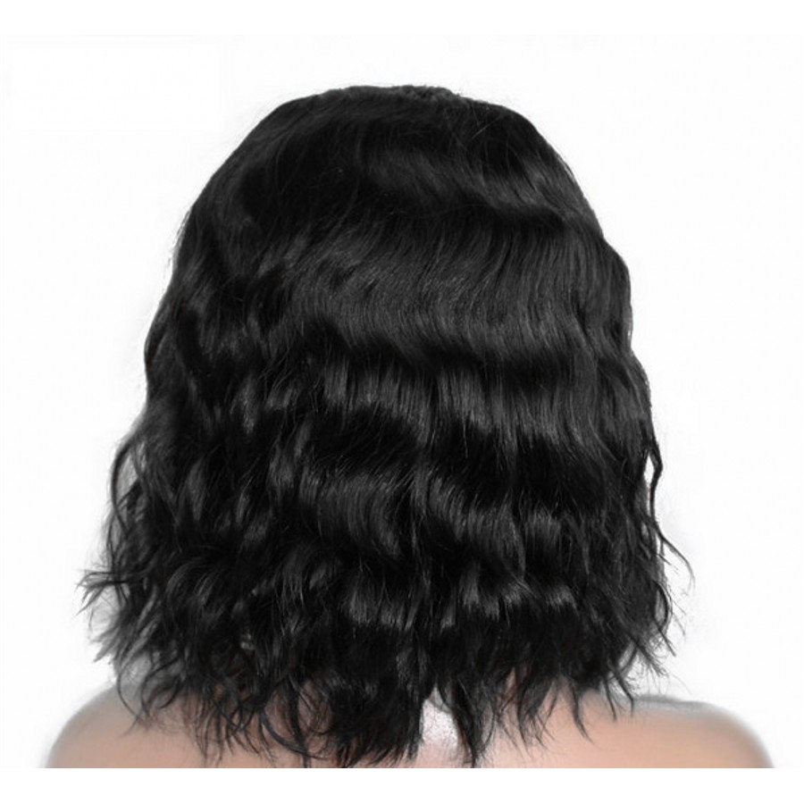 14inch Synthetic Wigs Fashion Wave Hair Wigs for Women Bob Wigs Black Color