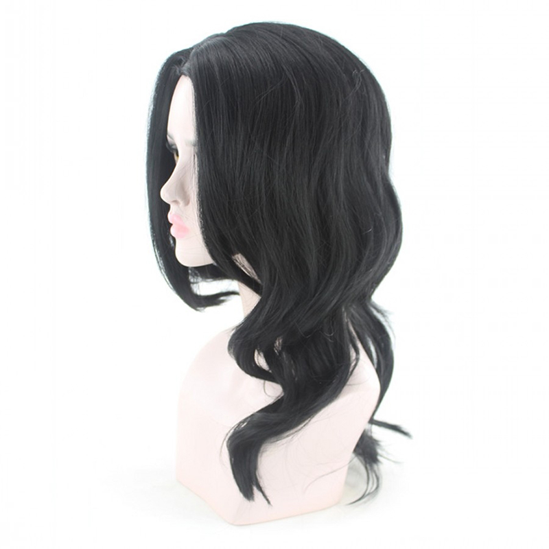 20inch Black Synthetic Wigs Hair Wigs for Women Wave  Wigs Hair New Fashion Ladies Hair Wigs