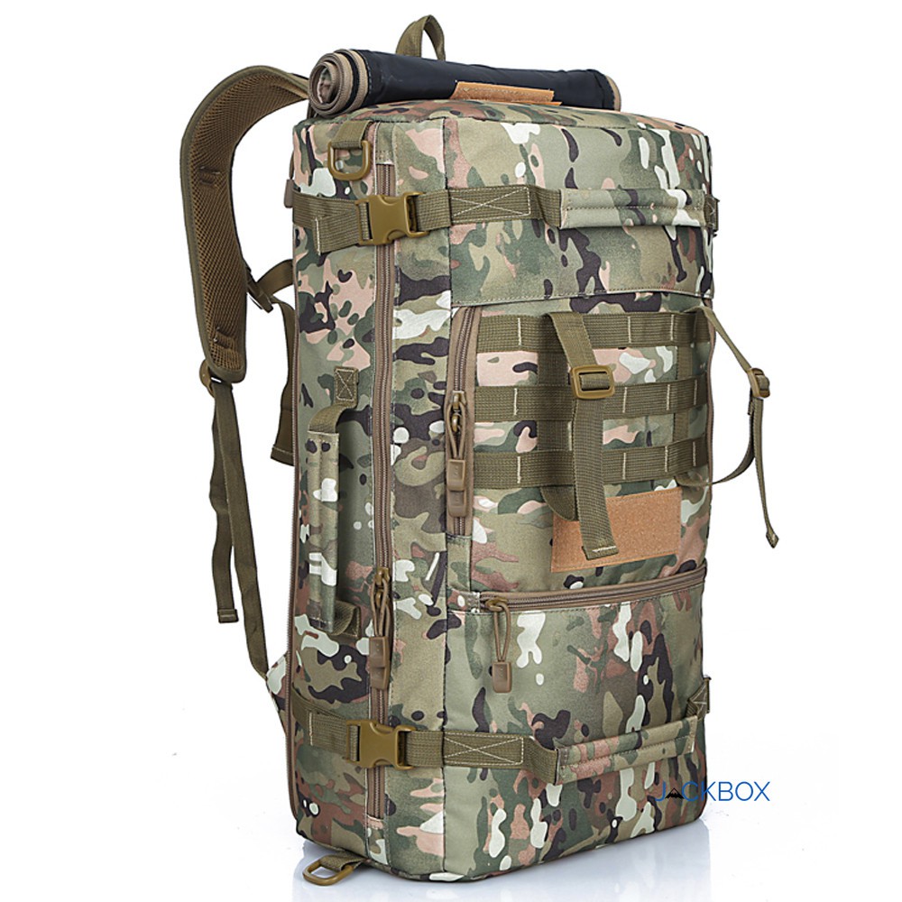 50L Women Men Bag Military Outdoor Backpack Local Lion Hiking Backpack Multifunction