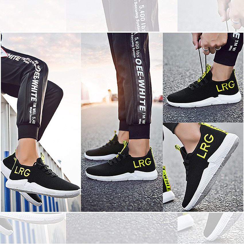 LRG UNISEX Women Men&apos;s Sneakers Sport Shoes Shoe Kasut Women&apos;s Casual Outdoor Sport Men Shoes