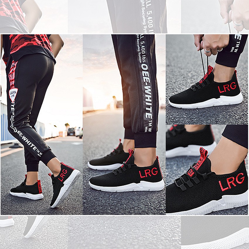 LRG UNISEX Women Men&apos;s Sneakers Sport Shoes Shoe Kasut Women&apos;s Casual Outdoor Sport Men Shoes