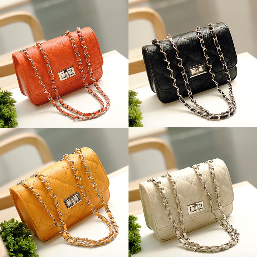 Fashion Women Sling Bag Messenger Bags Chain Lady Shoulder Bag
