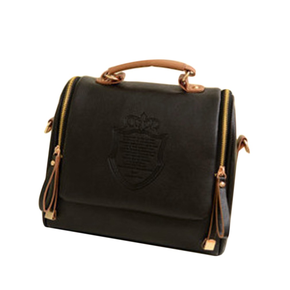 READY STOCK Women Handbag Lady Shoulder Bag Korean Casual British Retro PU Leather Sling Bag