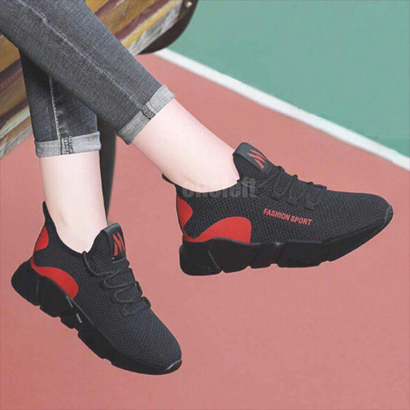 Women Ladies Sneakers Casual Sport Walking Shoes Breathable Hollow Mesh Sports Shoes