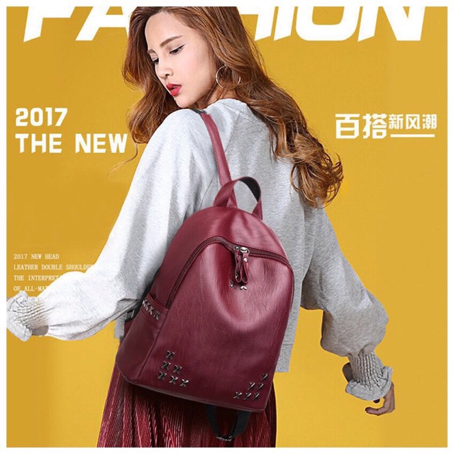 READY STOCK New Edition Song Women&apos;s Backpack Handbag Lady Bags
