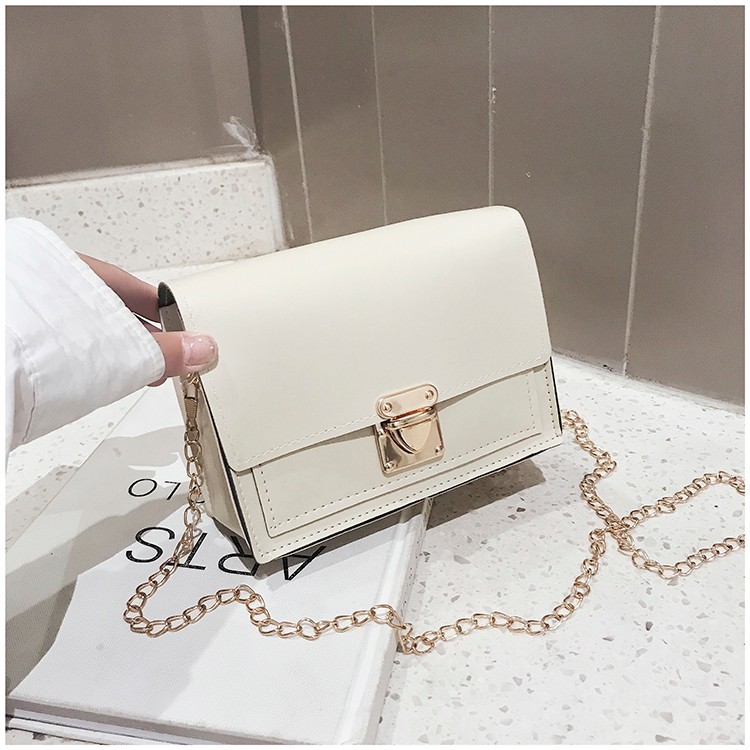 Korean Fashion Classic Women Sling Bag Lady Handbag Chain Elegant Shoulder Bag Square Bag