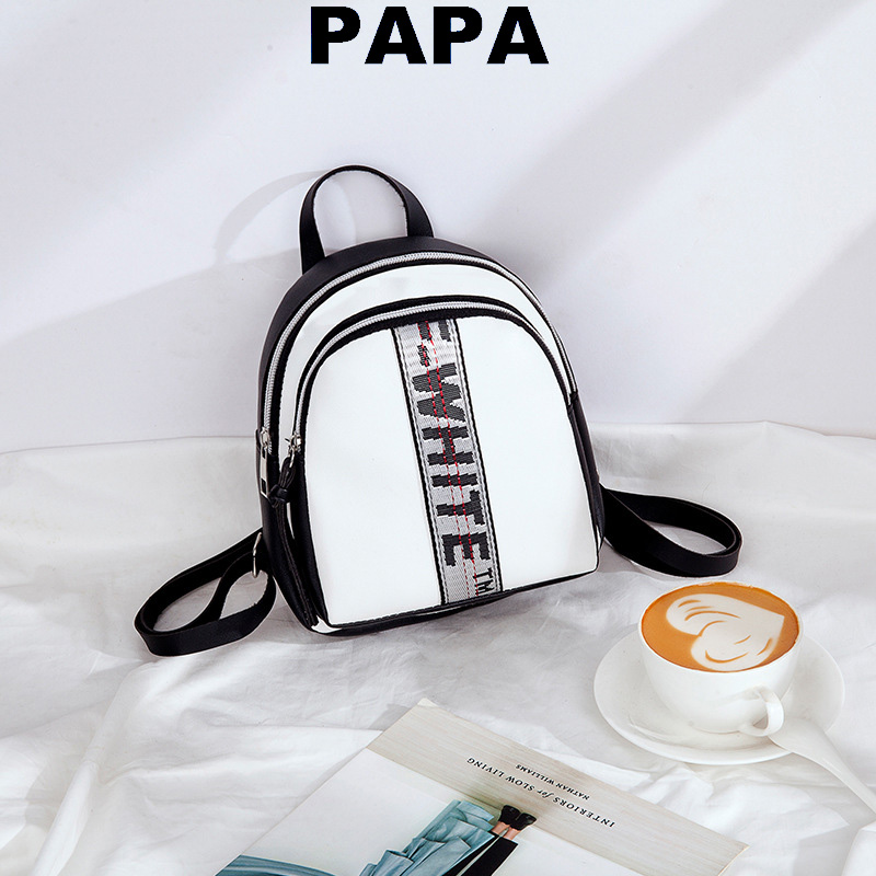 Fashion Korean Women&apos;s Bag PU Shoulder Bag Small School Bag Sling Bag Women Backpack Lady Bag