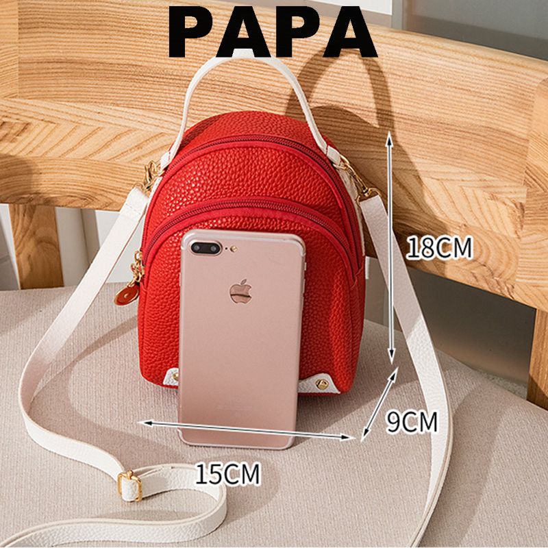 New Fashion Women&apos;s Backpack Women Handbag Sling Bag Tote Bag Lady Shoulder Bag Cross-Body Bag