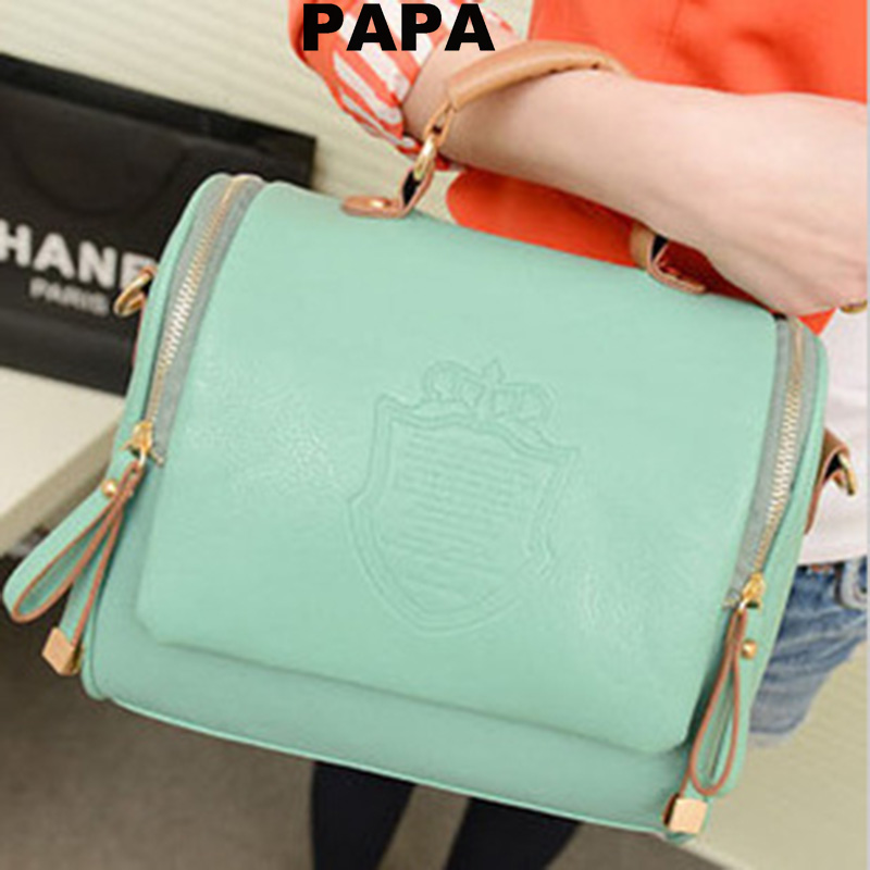 READY STOCK Women Handbag Lady Shoulder Bag Korean Casual British Retro PU Leather Sling Bag