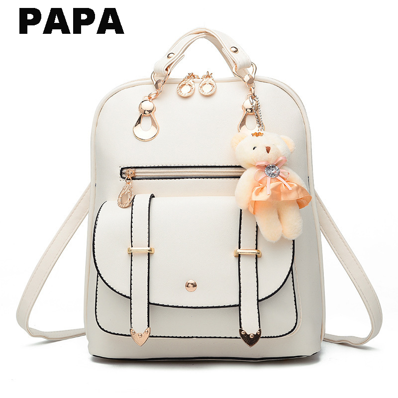PAPA A112 Fashion PU Women's Shoulder Bag Woman Hand Bag Sling Bag Cross Body Elegant Lady   HandBag