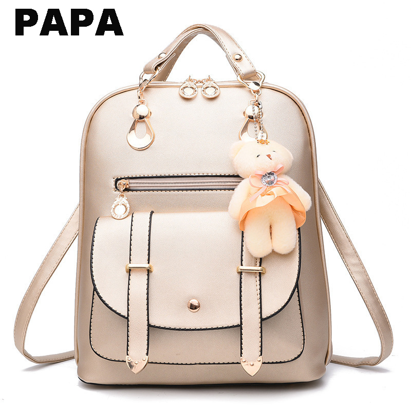 PAPA A112 Fashion PU Women's Shoulder Bag Woman Hand Bag Sling Bag Cross Body Elegant Lady   HandBag