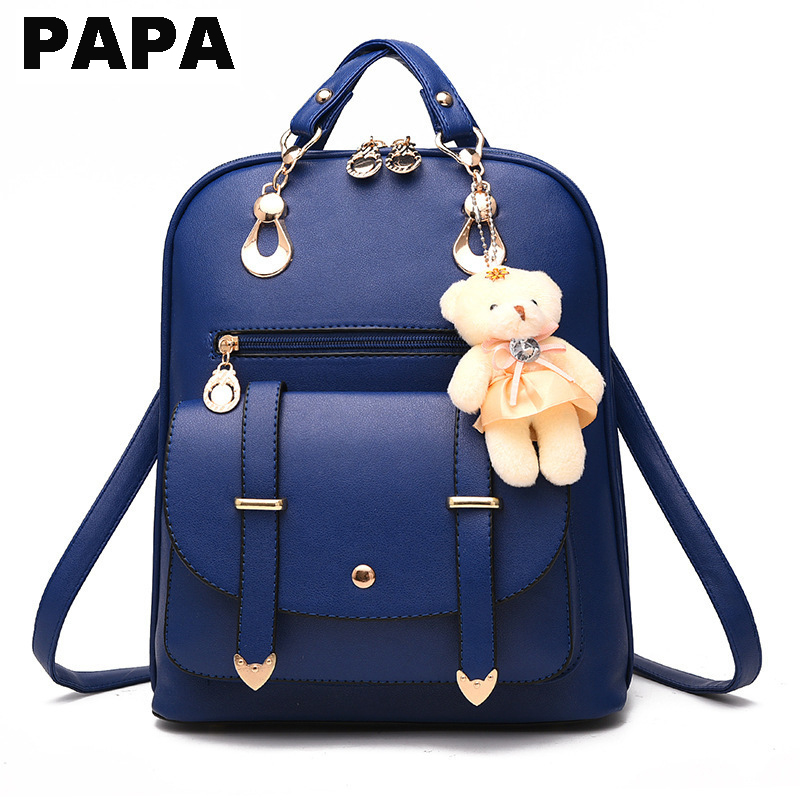 PAPA A112 Fashion PU Women's Shoulder Bag Woman Hand Bag Sling Bag Cross Body Elegant Lady   HandBag