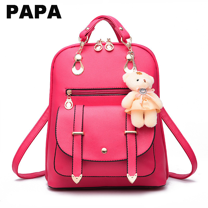 PAPA A112 Fashion PU Women's Shoulder Bag Woman Hand Bag Sling Bag Cross Body Elegant Lady   HandBag