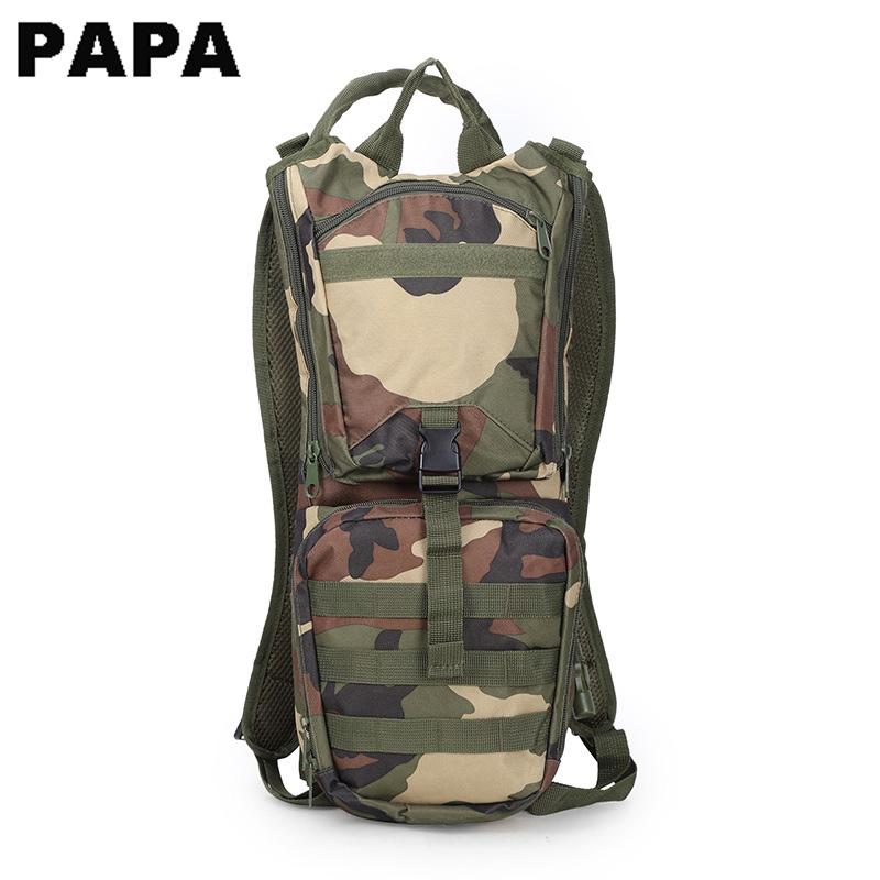 PAPA 3L Water Backpack Women Men Bag Military Outdoor Backpack Hiking Sports Camo Shoulder Bag A126