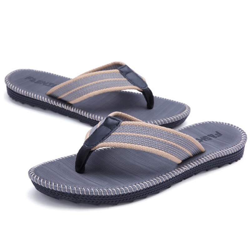 Men&apos;s Flip Flops Summer Men&apos;s Beach Slippers Men&apos;s Sandals Dragging Man Shoes Leisure Bathroom Shoes
