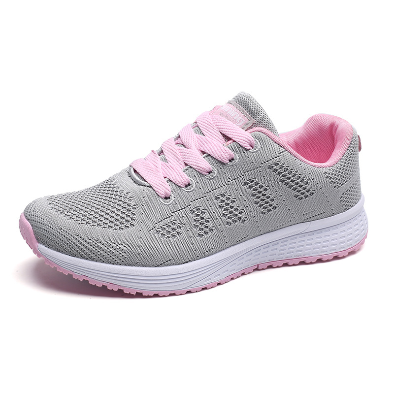 Lovers Women Sneakers Man Running Shoes Fly Weave Light Breathable Women Men Sport Shoes