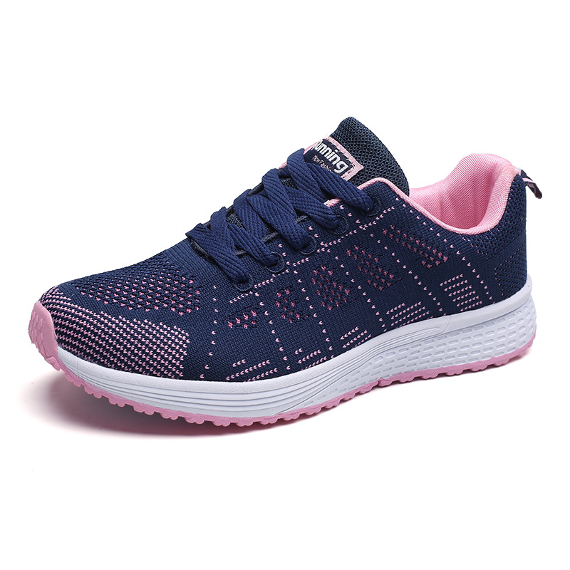 Lovers Women Sneakers Man Running Shoes Fly Weave Light Breathable Women Men Sport Shoes