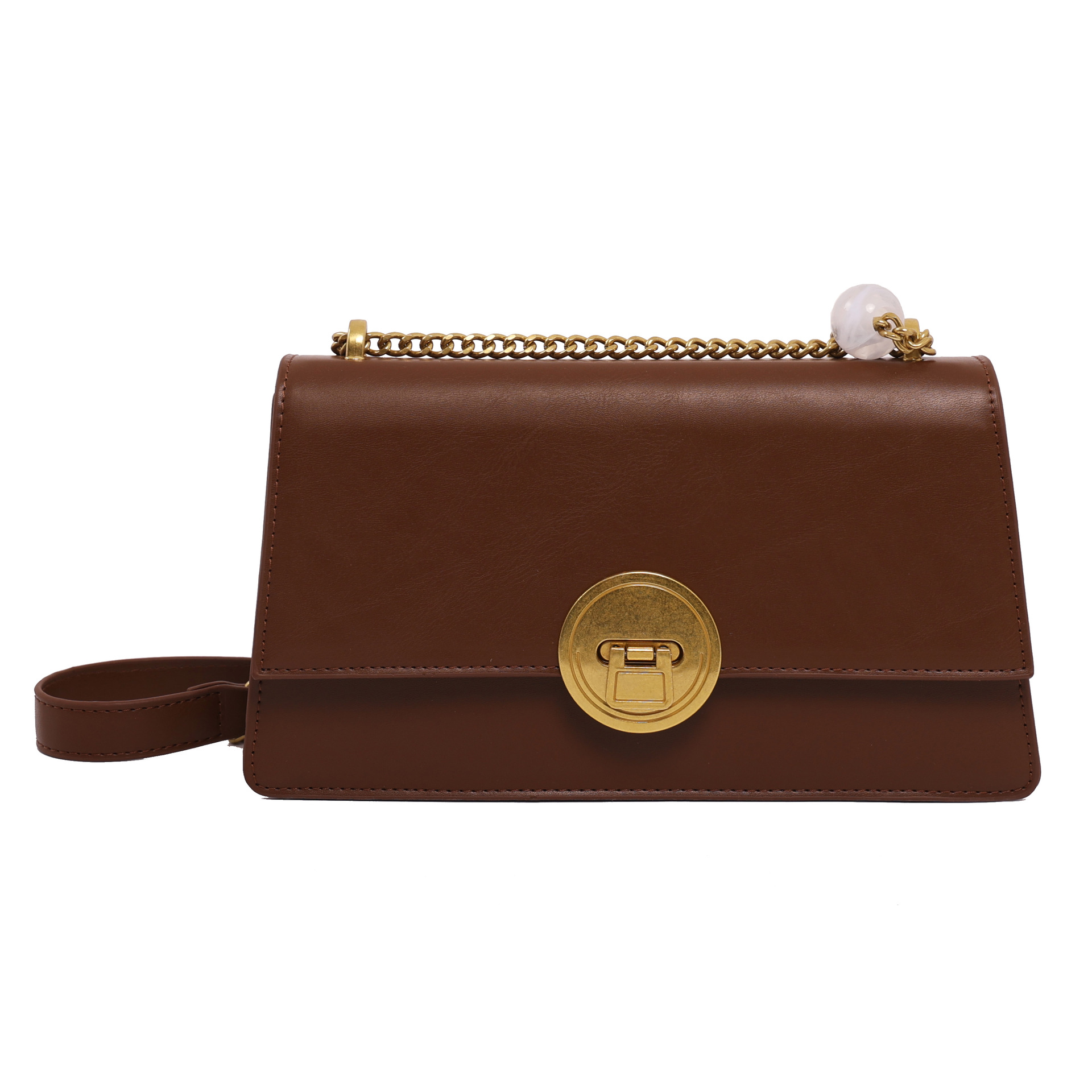 2022 New Fashion Underarm Bag Women's Handbag Genuine Leather Baguette Female Shoulder Bag Small Ladies Handbags Female Hand Bags Purses