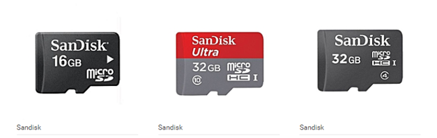 SanDisk Ultra Microsoft and Microsoft cards .32G
