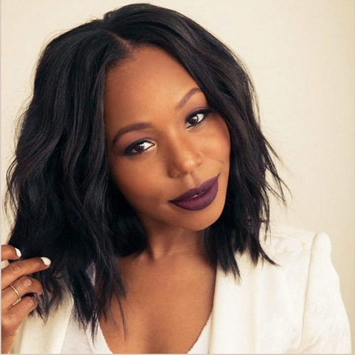 Charming Queen Big Wave Short Curly Bob Wigs Synthetic Wigs New