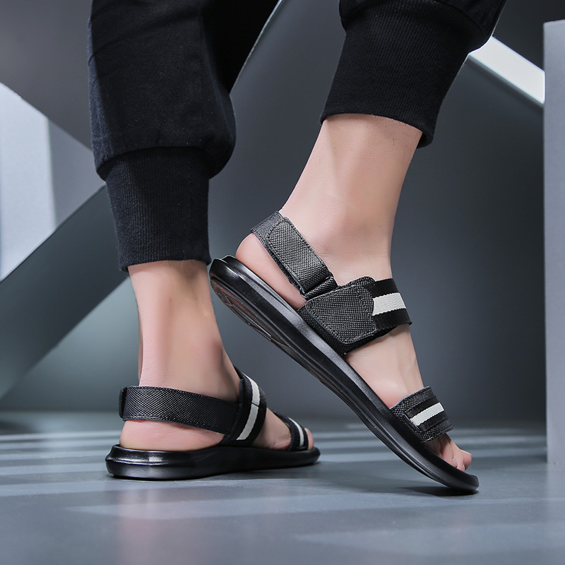 SocNoDn Men Casual Luxury Fashion Genuine Leather Sandals Hiking Wading Light Slippers Sandals Shoes