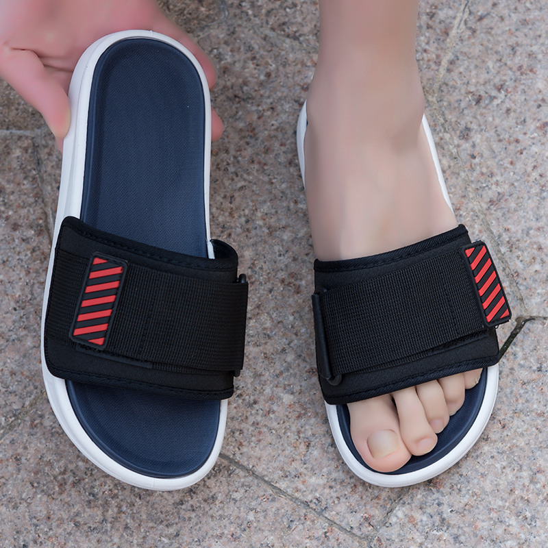 SocNoDn Men&apos;s Luxury Casual Fashion Trend Lycra Fabric Slippers Hiking Shoes Slippers Beach Sandals