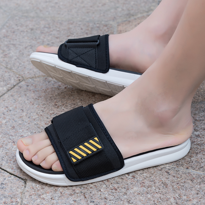 SocNoDn Men&apos;s Luxury Casual Fashion Trend Lycra Fabric Slippers Hiking Shoes Slippers Beach Sandals