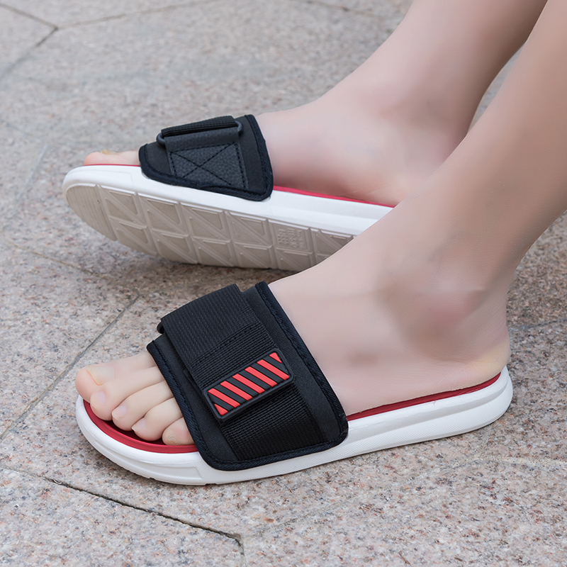 SocNoDn Men&apos;s Luxury Casual Fashion Trend Lycra Fabric Slippers Hiking Shoes Slippers Beach Sandals