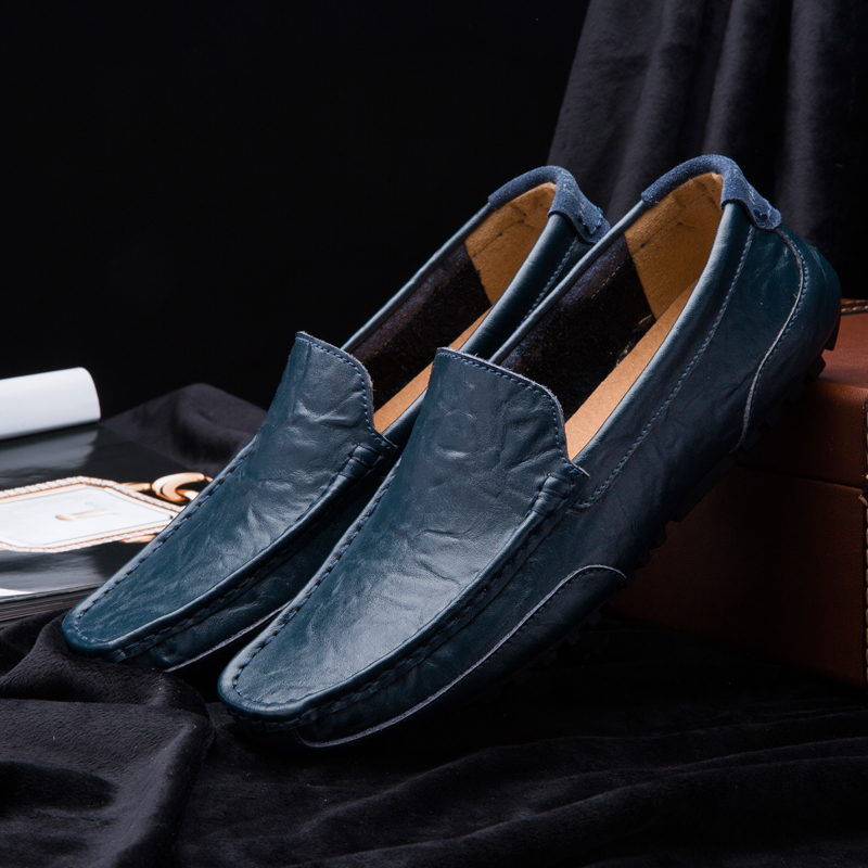 SocNoDn Men&apos;s Fashion Casual Dress Formal Quality Leather Shoes Wedding Banquet Loafers Flats Shoes