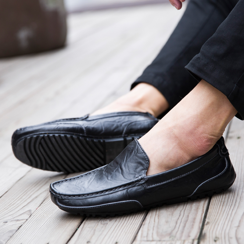 SocNoDn Men&apos;s Fashion Casual Dress Formal Quality Leather Shoes Wedding Banquet Loafers Flats Shoes