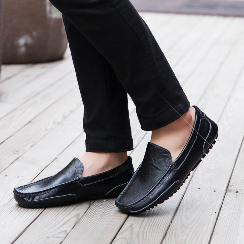 SocNoDn Men&apos;s Fashion Casual Dress Formal Quality Leather Shoes Wedding Banquet Loafers Flats Shoes
