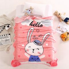 Blanket Fleece Blanket Children's baby's little kids' cartoon cute patterns blanket various colors delicate soft and comfortable warm and good quality blankets, suitable for all se random color delive