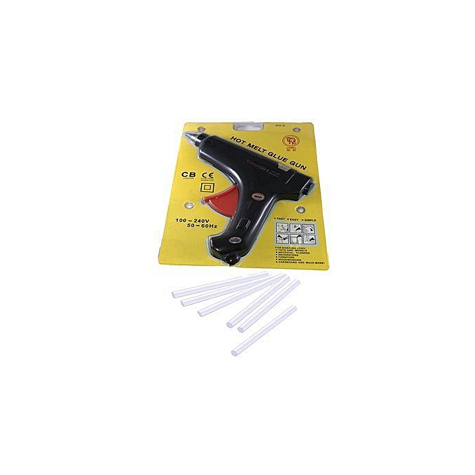 HOT MELTING GLUE GUN + 20 FREE GLUE STICK