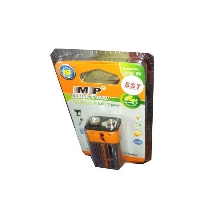 Multiple Power Rechargeable Battery - MP 9V - 300mAh....