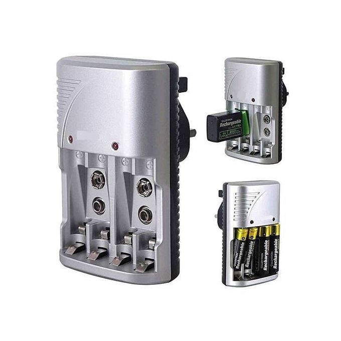 Multiple Power MP 709 Standard Charger 4 slots for AA AAA 9V Ni-mh Ni-cd Rechargeable Battery 220V.