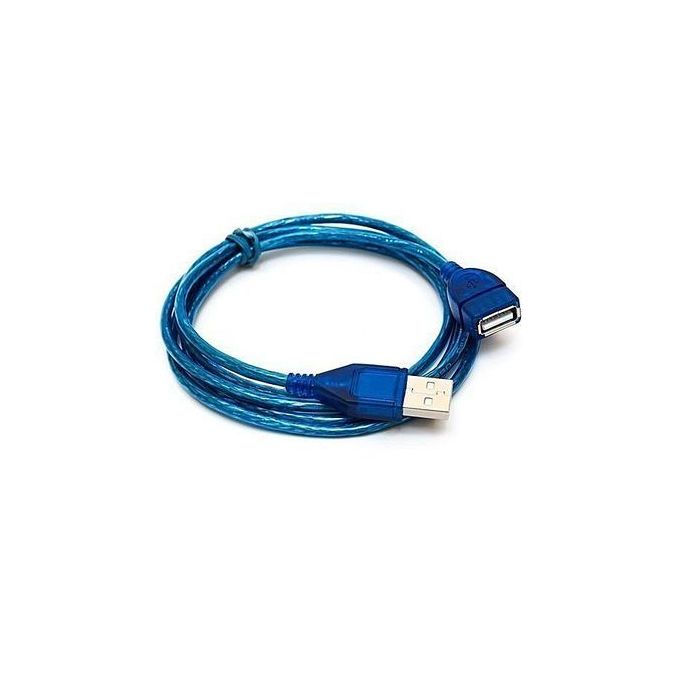 USB 2.0 Extension Cable USB 2.0 Male To USB 2.0 Female Cable 1.5M -Blue